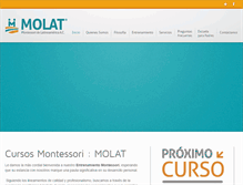 Tablet Screenshot of montessoridelatinoamerica.com